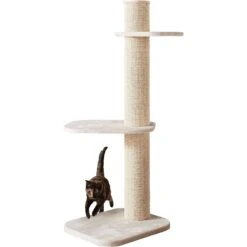 Two By Two City Cat Deluxe European 58-in Faux Fur Cat Tree 7 Two By Two City Cat Deluxe European 58-in Faux Fur Cat Tree -Pawfect Care 251765 PT2. AC SS1800 V1600292453