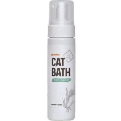 Litterbox.com Bamboo Mint Cat Bath Foam Wash, 8-oz Bottle