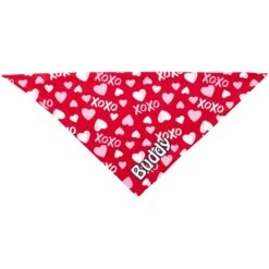 Frisco XOXO Hearts Personalized Dog & Cat Bandana -Pawfect Care 254203 PT2. AC SS1800 V1632494772