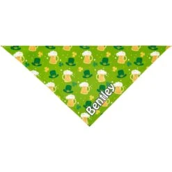 Frisco Green Ale Personalized Dog & Cat Bandana -Pawfect Care 254207 PT3. AC SS1800 V1618510611