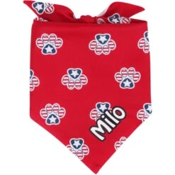 Frisco Patriotic Paws Personalized Dog & Cat Bandana
