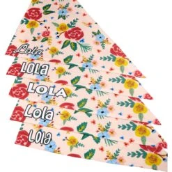 Frisco Floral Personalized Dog & Cat Bandana -Pawfect Care 254255 PT4. AC SS1800 V1618508284