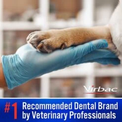 Virbac C.E.T. Dog & Cat Toothbrush & Virbac C.E.T. Enzymatic Malt Flavor Dog & Cat Toothpaste -Pawfect Care 255949 PT6. AC SS1800 V1644855401