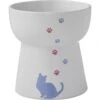 Frisco Cat Print Non-Skid Elevated Ceramic Cat Bowl, Tall -Pawfect Care 256099 MAIN. AC SS1800 V1615299725