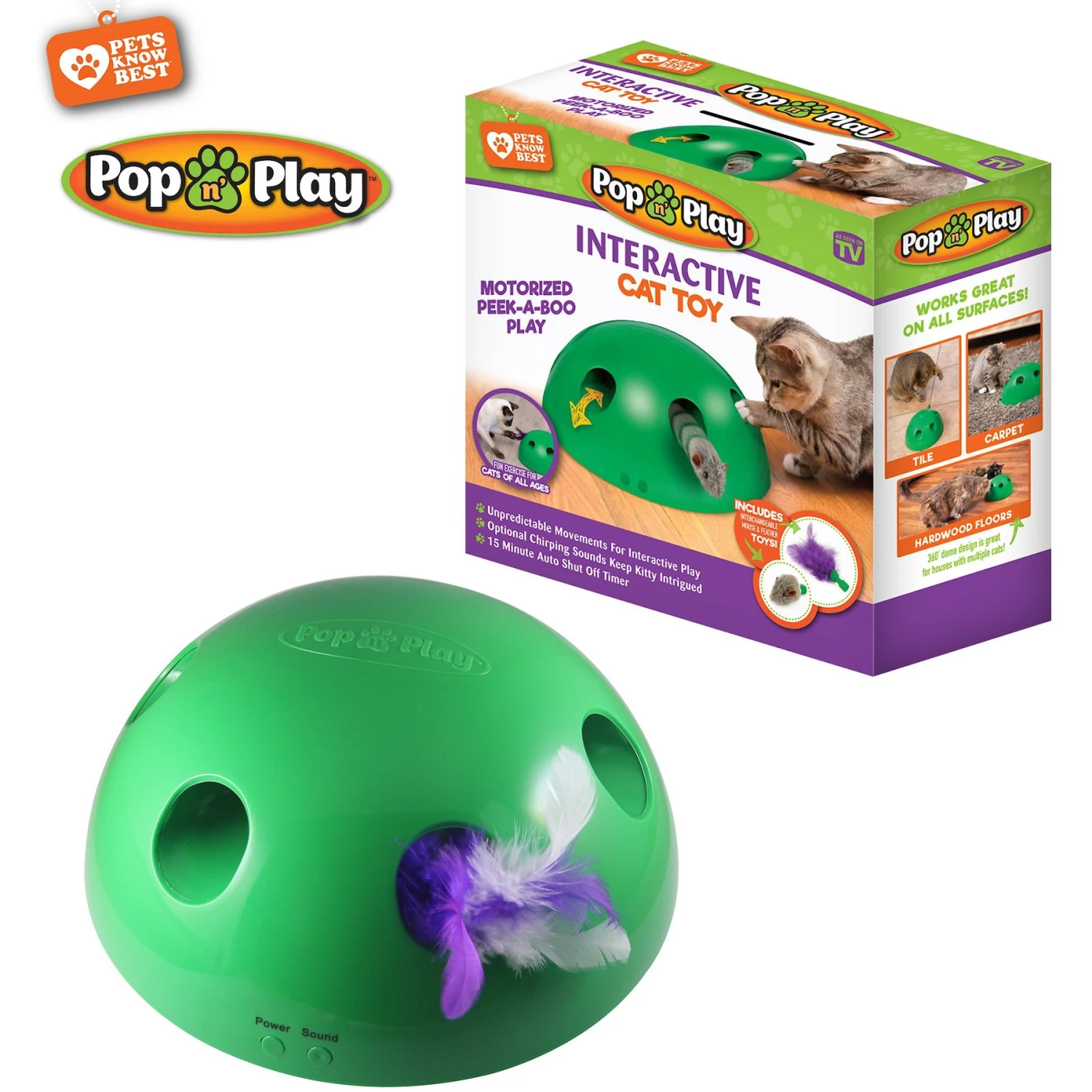 Allstar Innovations Pop N' Play Basic Cat Toy 3 Allstar Innovations Pop N' Play Basic Cat Toy