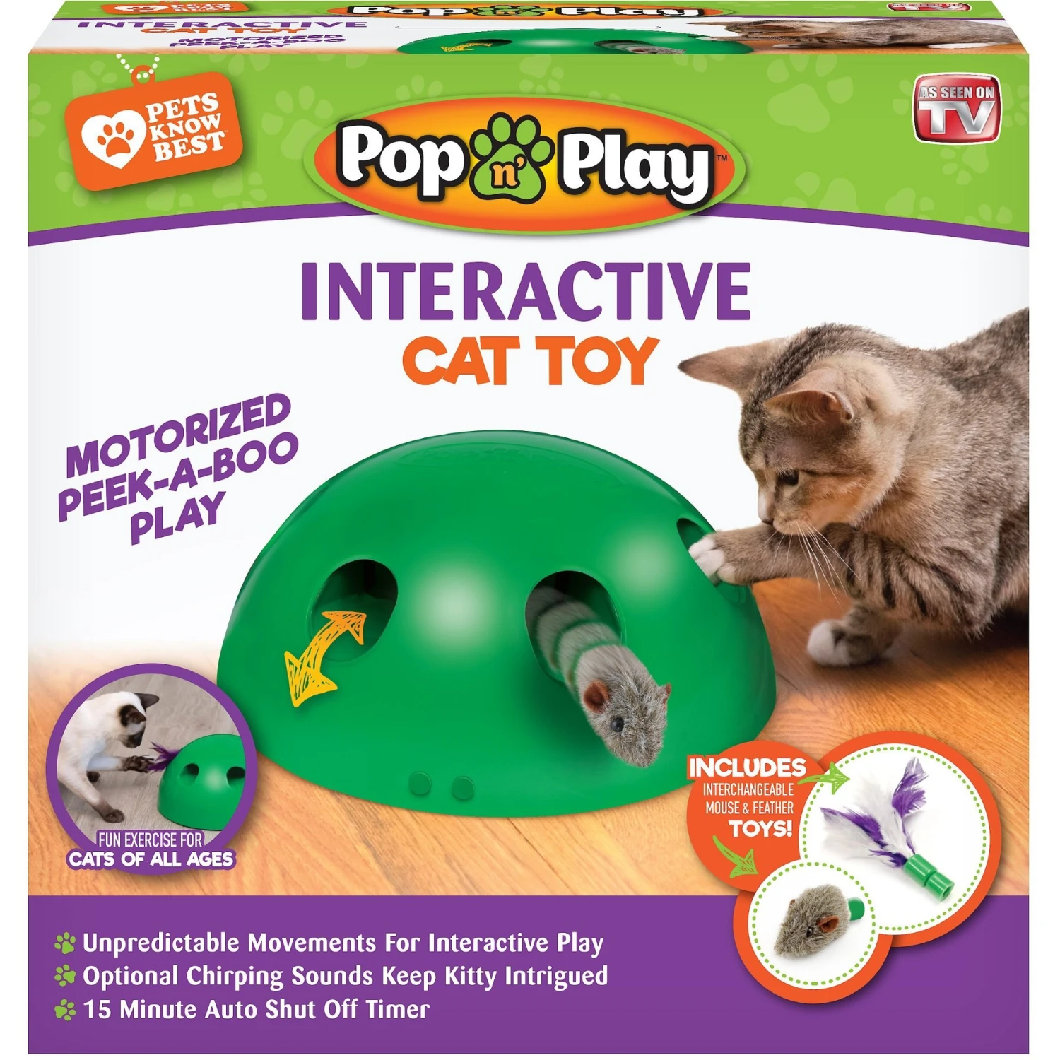 Allstar Innovations Pop N' Play Basic Cat Toy 4 Allstar Innovations Pop N' Play Basic Cat Toy - Image 2