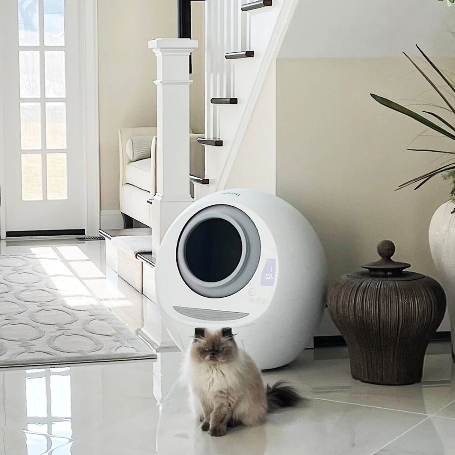 Casa Leo Leo's Loo Covered Automatic Self-Cleaning Cat Litter Box 11 Casa Leo Leo's Loo Covered Automatic Self-Cleaning Cat Litter Box - Image 9