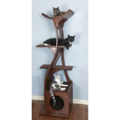 The Refined Feline Lotus 69-in Cat Tree -Pawfect Care 258373 PT3. AC SS1800 V1603414611