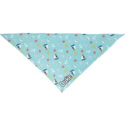 Frisco Nautical Personalized Dog & Cat Bandana -Pawfect Care 258762 PT3. AC SS1800 V1619557664