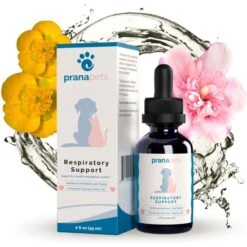 Prana Pets Respiratory Support Medicine For Asthma & Respiratory Infections For Cats & Dogs