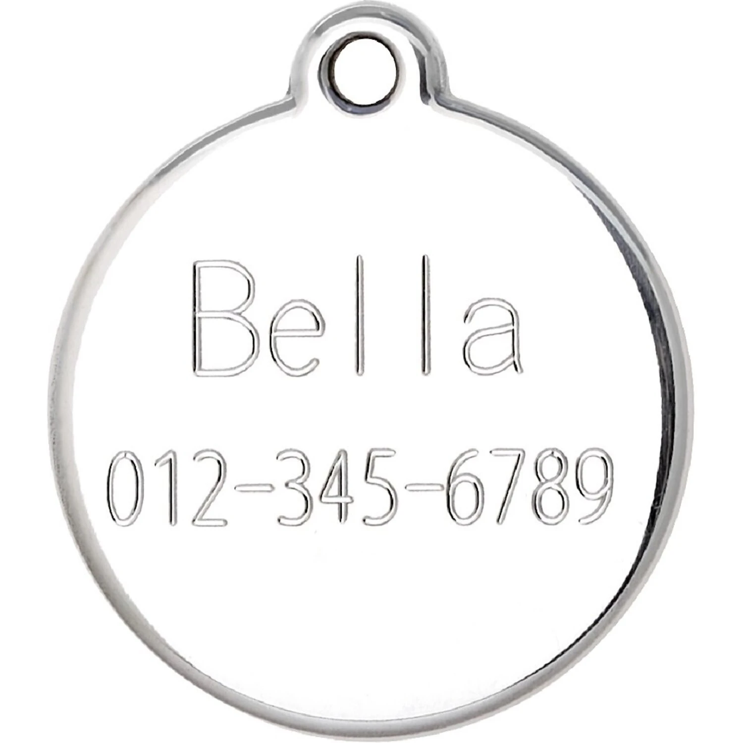 Red Dingo Mouse Personalized Stainless Steel Cat ID Tag, Small 7 Red Dingo Mouse Personalized Stainless Steel Cat ID Tag, Small - Image 5