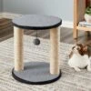 Two By Two The Cedar 16.9-in Jute Cat Scratching Post, Grey -Pawfect Care 261423 MAIN. AC SS1800 V1606145523