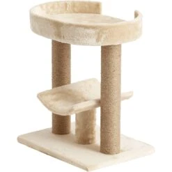 Two By Two The Laurel 21.1-in Jute Cat Scratching Post, Beige 9 Two By Two The Laurel 21.1-in Jute Cat Scratching Post, Beige -Pawfect Care 261431 PT3. AC SS1800 V1606173115
