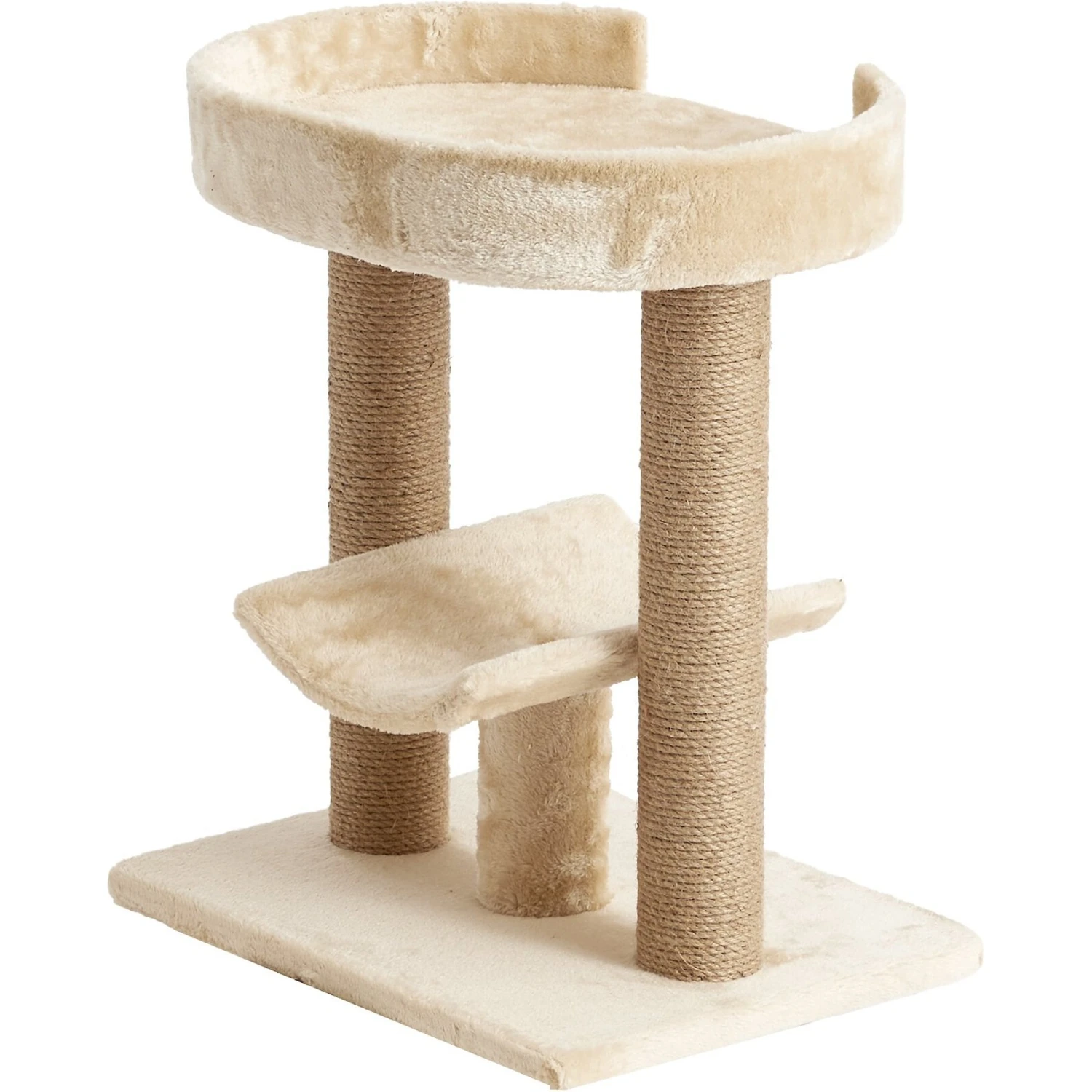Two By Two The Laurel 21.1-in Jute Cat Scratching Post, Beige 6 Two By Two The Laurel 21.1-in Jute Cat Scratching Post, Beige - Image 4