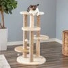 Two By Two The Fir 36.2-in Faux-Fleece Cat Tree, Beige