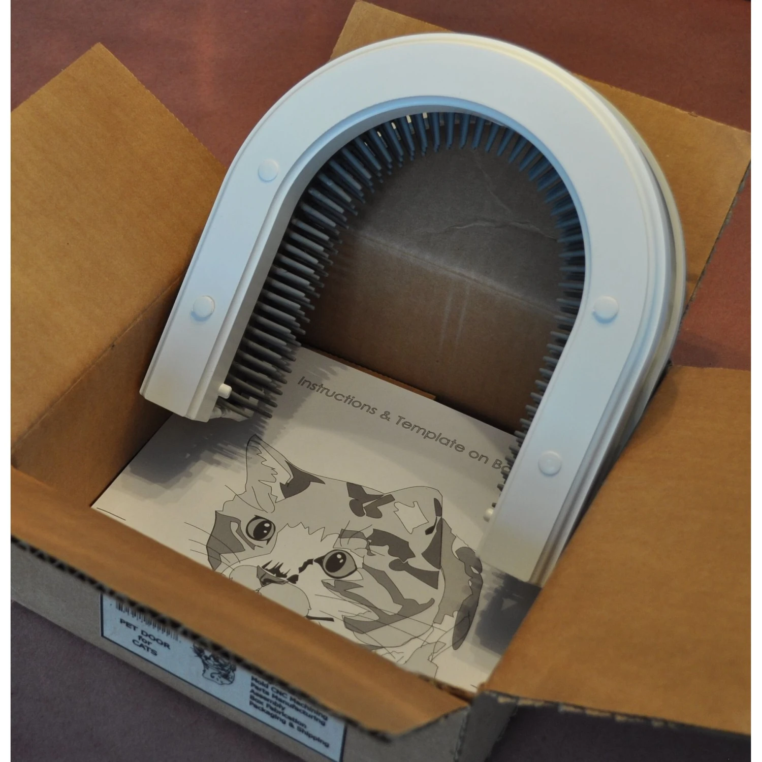 Cathole ECO Cat Door, White 4 Cathole ECO Cat Door, White - Image 2