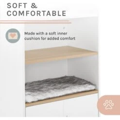 Sam's Pets Becky 39-in Single Rest Bookshelf With Drawer & Cat Tree -Pawfect Care 261886 PT6. AC SS1800 V1635015734