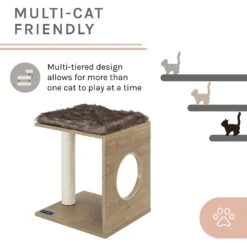 Sam's Pets Sheree 17-in Cat Tree -Pawfect Care 261889 PT3. AC SS1800 V1635017791