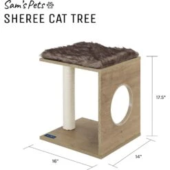 Sam's Pets Sheree 17-in Cat Tree -Pawfect Care 261889 PT8. AC SS1800 V1635094959