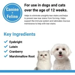 VetClassics Dog & Cat Tear Stain Remover, 4-oz Bottle -Pawfect Care 262764 PT6. AC SS1800 V1614358881
