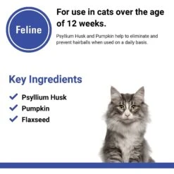 VetClassics Natural Hairball Digestive Aid Soft Chews Cat Supplement, 50 Count -Pawfect Care 262786 PT6. AC SS1800 V1614358904