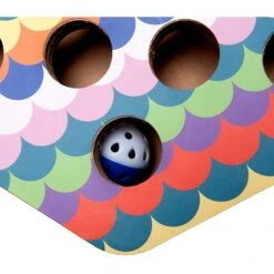 FurHaven Busy Box Corrugated Hexagon Cat Scratcher Toy With Catnip -Pawfect Care 263110 PT3. AC SS1800 V1612393327