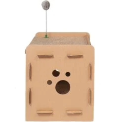 Tiger Tough Condo Hideaway Corrugated Cat Scratcher -Pawfect Care 263112 PT3. AC SS1800 V1612412820