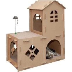 Tiger Tough Farmhouse Playground Corrugated Cat Scratcher