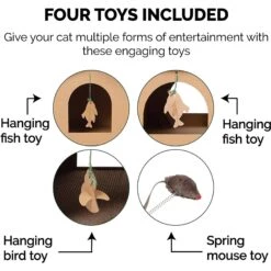 Tiger Tough Farmhouse Playground Corrugated Cat Scratcher -Pawfect Care 263116 PT3. AC SS1800 V1612408920