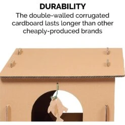 Tiger Tough Farmhouse Playground Corrugated Cat Scratcher -Pawfect Care 263116 PT4. AC SS1800 V1612407139