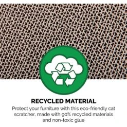 Tiger Tough Farmhouse Playground Corrugated Cat Scratcher -Pawfect Care 263116 PT7. AC SS1800 V1612398094