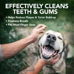 Vet's Best Dental Care Finger Wipes Dog & Cat Dental Wipes -Pawfect Care 263477 PT3. AC SS1800 V1657656519
