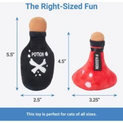 Frisco Magic Potions Plush Cat Toy With Catnip, 2 Count -Pawfect Care 265642 PT1. AC SS1800 V1623351745