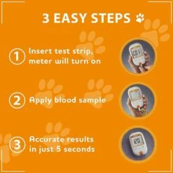 IPet PRO Blood Glucose Monitoring & Blood Glucose Test Strips For Dogs & Cats -Pawfect Care 266029 PT5. AC SS1800 V1631714785