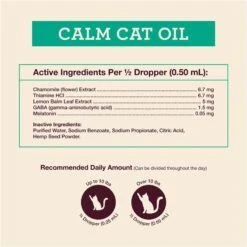 Hemp Well Calm Cat Anxiety Relief Liquid Cat Supplement, 2-oz Bottle -Pawfect Care 266501 PT2. AC SS1800 V1700689905