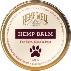 Hemp Well Cat & Dog Skin, Nose & Paw Hemp Balm, 1.75-oz Tin -Pawfect Care 266503 PT6. AC SS1800 V1661180960