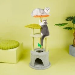 ZEZE Adora Flower 43-in Carpet Cat Tree -Pawfect Care 266590 PT2. AC SS1800 V1667353892
