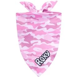 Frisco Pink Camo Personalized Dog & Cat Bandana