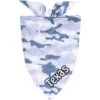 Frisco Gray Camo Personalized Dog & Cat Bandana