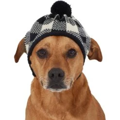 Frisco Plaid Dog & Cat Knitted Hat -Pawfect Care 267925 PT2. AC SS1800 V1628783226
