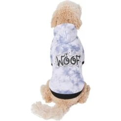 Frisco Woof Tiedye Print Dog & Cat Hoodie -Pawfect Care 267986 PT2. AC SS1800 V1637649411