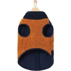 Frisco Lightweight Colorblock Dog & Cat Zippered Sherpa Fleece Vest, Blue/Brown -Pawfect Care 268191 PT5. AC SS1800 V1628827943