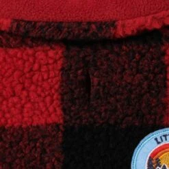 Frisco Mediumweight Red Plaid Insulated Dog & Cat Sherpa Coat -Pawfect Care 268320 PT6. AC SS1800 V1628779412