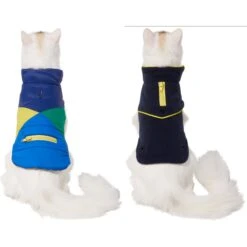 Frisco Mediumweight Colorblock 2-in-1 Dog & Cat Fleece Coat -Pawfect Care 268350 PT2. AC SS1800 V1628792216