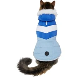 Frisco Heavyweight Chevron Insulated Dog & Cat Parka With Pocket -Pawfect Care 268405 PT2. AC SS1800 V1628784758
