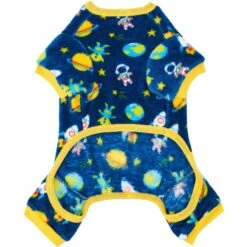 Frisco Dog & Cat Cozy Plush Fleece PJs, Outer Space -Pawfect Care 268477 PT4. AC SS1800 V1637721540
