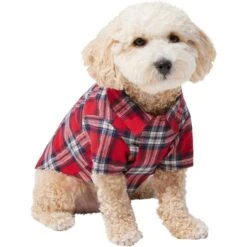 Frisco Red Plaid Dog & Cat Shirt -Pawfect Care 268604 PT2. AC SS1800 V1637643699