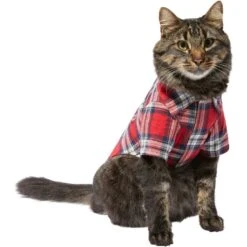 Frisco Red Plaid Dog & Cat Shirt -Pawfect Care 268604 PT3. AC SS1800 V1637657839