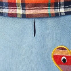 Frisco Chambray Plaid Dog & Cat Dress -Pawfect Care 268637 PT5. AC SS1800 V1637725917