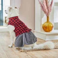 Frisco Flannel Dog & Cat Dress -Pawfect Care 268645 PT8. AC SS1800 V1629756634